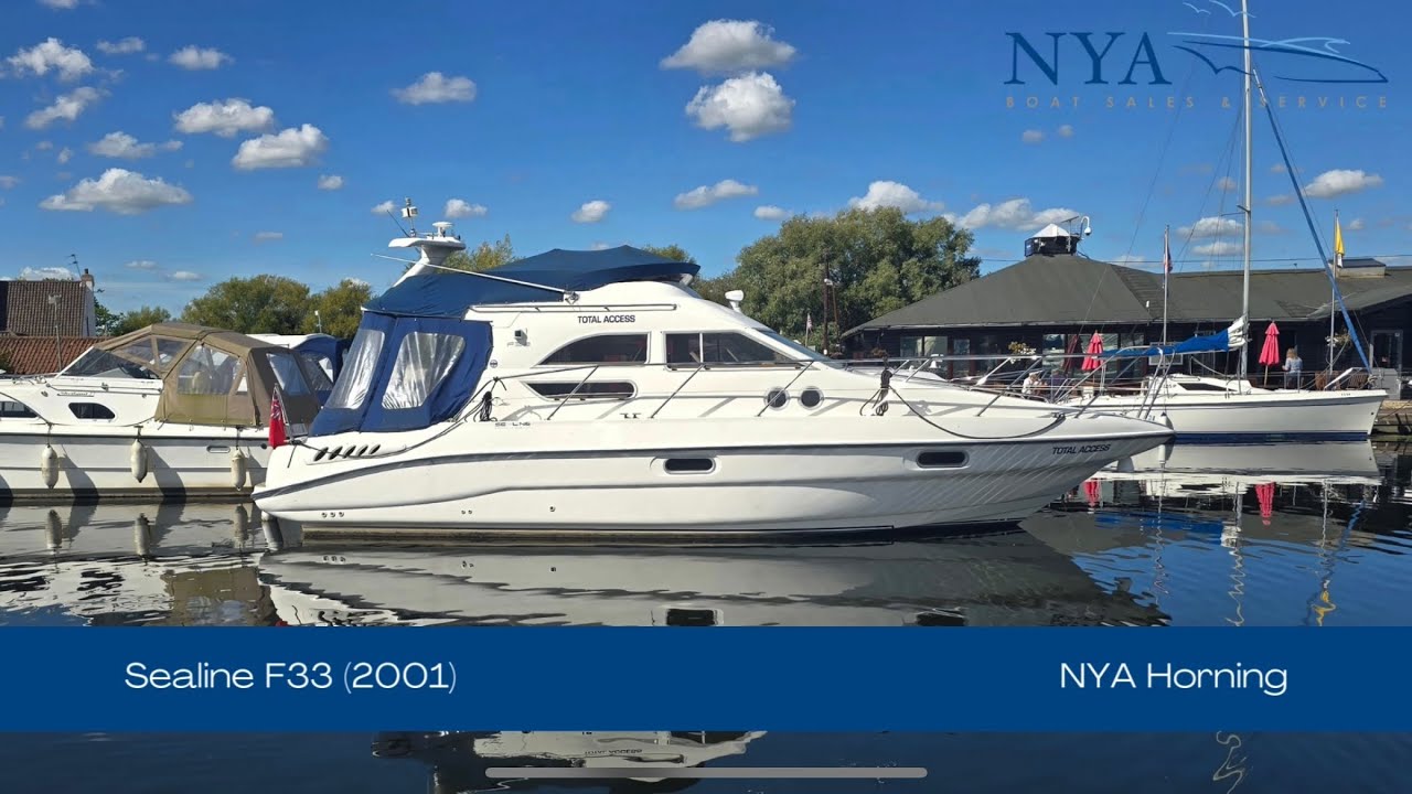 74 950 фунтов стерлингов — Sealine F33 (2001) | Продаётся в Norfolk Yacht Agency