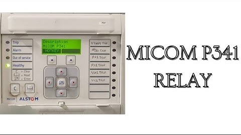 MICOM Alstom P341 relay settings | Relay setting #electrical#cement  #electrician #alstom #engineer