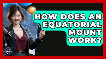 How Does An Equatorial Mount Work? - Astronomy Made Simple
