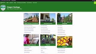How to find MPDs on the Oregon SHPO website