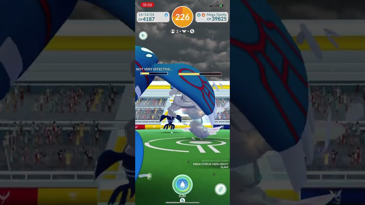 Mega Steelix Duo in Rainy Weather