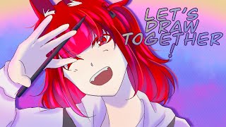 【DRAWING LIVE】Let's chill and drawing together!!!