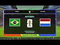 Brasil x Holanda | Copa do Mundo da FIFA 2026™ | Efootball 2026