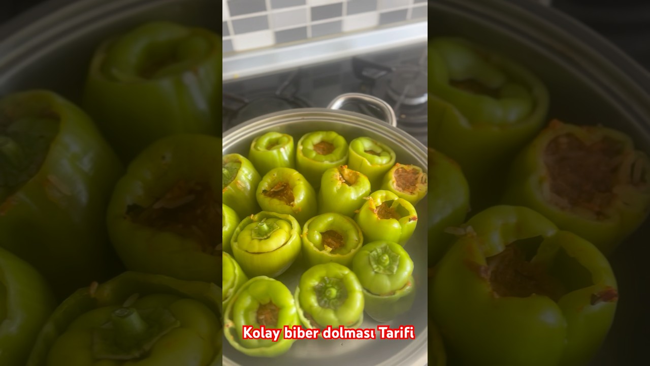 BASİT PRATİK LEZZETLİ BİBER DOLMASI TARİFİ #yemektarifleri #biberdolması #lezzet BASİT PRATİK LEZZETLİ BİBER DOLMASI TARİFİ #yemektarifleri #biberdolması #lezzet