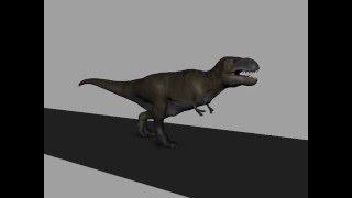 T-Rex Walk Cycle