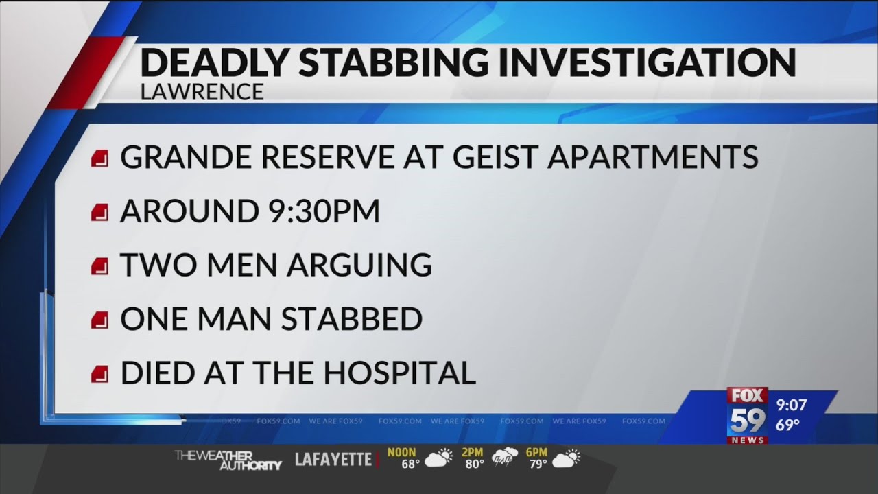 Deadly stabbing investigation in Lawrence - YouTube