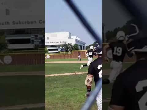 Side view of Home run vs South Suburban College