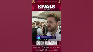 NiKo is welcomed by the Hong Kong fans 🤩