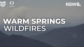 Level 3 evacuation notices issued as fires burn near Warm Springs