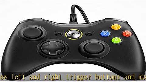 VOYEE PC Controller, Wired Controller Compatible with Microsoft Xbox 360 & Slim/PC Windows 10/8/7,