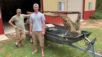 Scissor Blind Build For Duck Hunting
