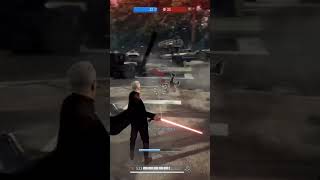 Dooku Shows No Mercy😳🔥 #shorts #starwars #battlefront2 #gaming #fypシ