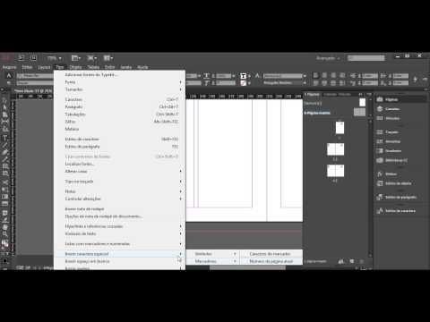 Curso de Indesign CC - Aula 03 - Página Mestre   Numerando Páginas