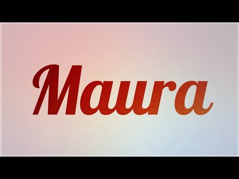 Vídeo: Què significa bíblicament el nom Maura?