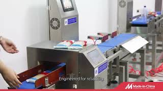 Metal detector and Checkweigher combo system