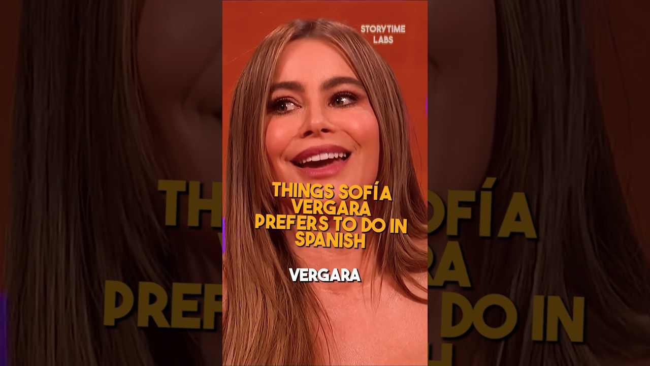 That's why Sofía Vergara loved playing a role in Spanish #storytime #sofia #role #spanish