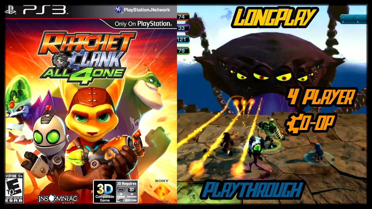 Ratchet & Clank: All 4 One - Longplay (4 Player Co-op) Full Game  Walkthrough (No Commentary) - YouTube