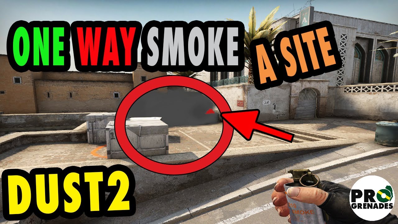 One way smoke A site Dust 2 YouTube