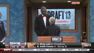 David Stern announces his final NBA draft pick