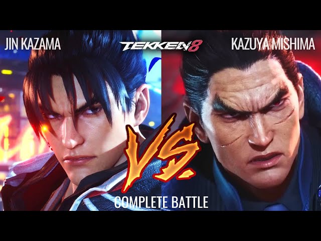 🥊 Tekken 8  #Kazuya Mishima Gosta de Testar o filho #Jin Kazama 