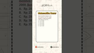 Soal Cerita Matematika Dasar #matematikadasar