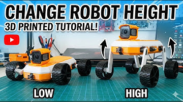 Building a height changing robot #arduino