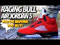 Air Jordan 5 Raging Bull 2021 ON FEET Review! WORTH THE HYPE? (Jordan 5 Toro Bravo)