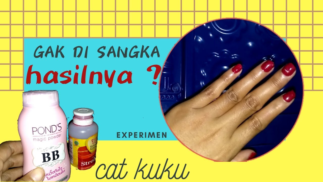 Experimen kutek menggunakan  pewarna  makanan YouTube