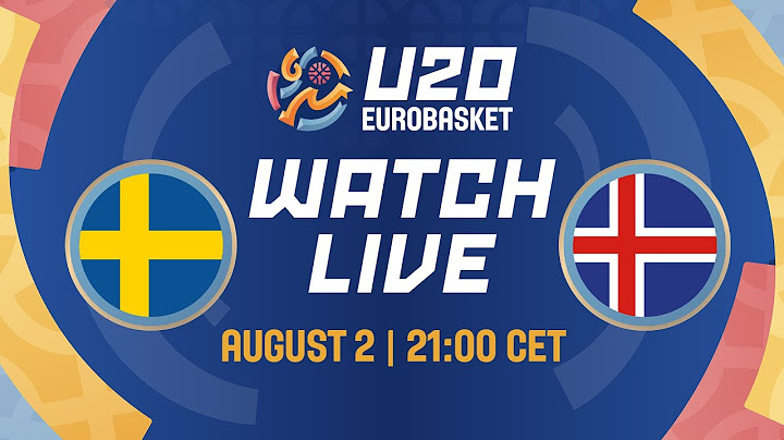 LIVE - Sweden v Iceland | FIBA U20 Women's EuroBasket 2025 | Group Phase