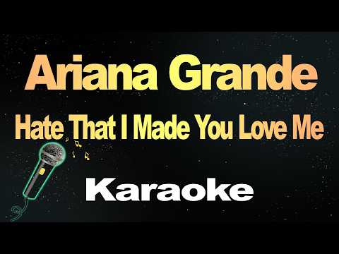 Video thumbnail for Ariana Grande - Hate That I Made You Love Me