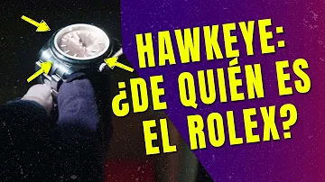 ¿A quién pertenece el Rolex en Hawkeye?