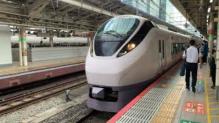 4K 61M 特急ときわ61号 E657系基本番台 K2編成 東京駅8番線発車
