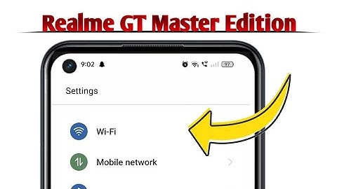 WiFi Not Working on Realme GT Master Edition Problem Solved