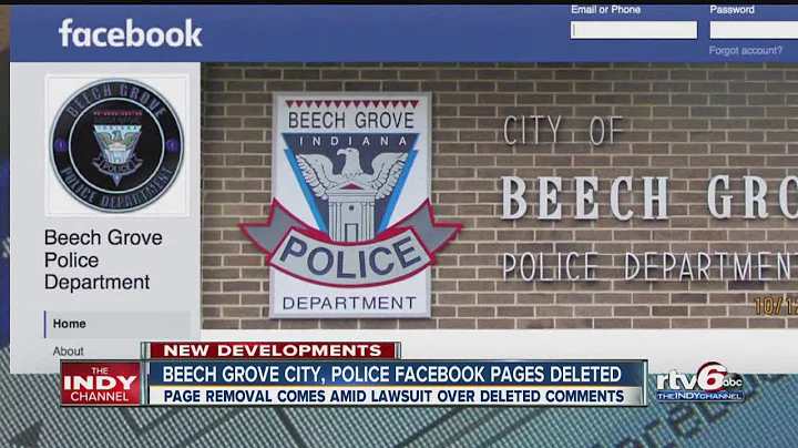 Beech Grove working on settlement of ACLU lawsuit over alleged deleted Facebook comments