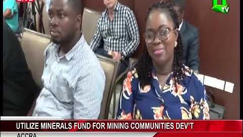 Utilize mineral fund for mining communities development