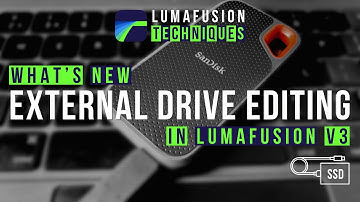 External SSD Video Editing Using #LumaFusion v3 for iPad