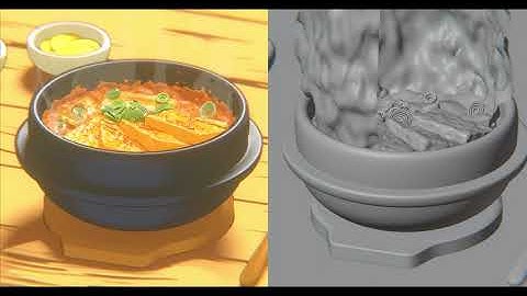 Ghibli Style Food in Blender I Part 2