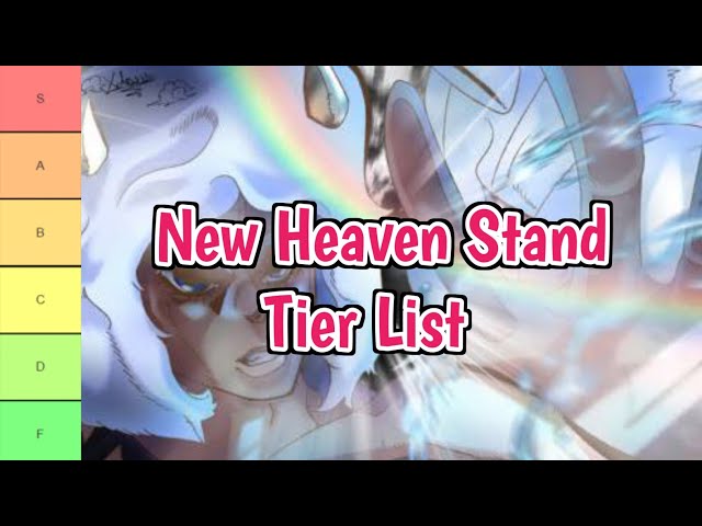 Heaven Stand Tier List - October 2023 - Droid Gamers