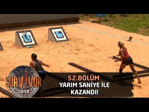 Yarım saniyelik farkla kazanıp turu geçti! | 52. Bölüm | Survivor 2018