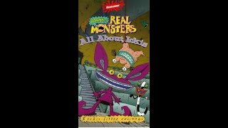 Opening & Closing To Aaahh Real Monsters All About Ickis Uk Vhs 1997