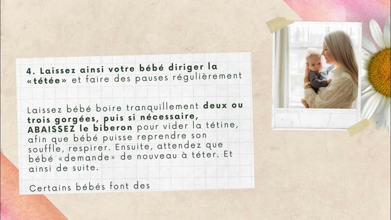 Comment donner un biberon en respectant la physiologie de bébé ? Le biberon à l