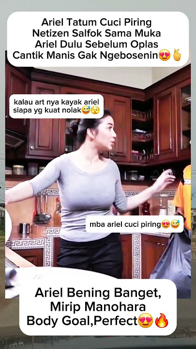 Miss Ariel is washing the dishes 😅😍 #shortvideo #artist #viralvideo #arieltatum #shorts