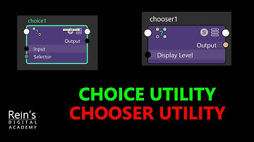 Choice Utility | Chooser utility | Rigging utilities | Node Editor | Maya Tutorial