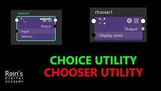 Choice Utility | Chooser utility | Rigging utilities | Node Editor | Maya Tutorial