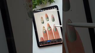 Digital Nail Design on Real Hands | Procreate Nail Art Tutorial