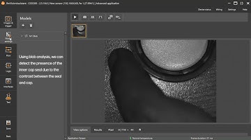 O2D500 IFM Camera - Bottle Cap Inspection