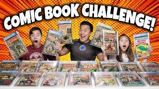 $100,000 COMIC BOOK CHALLENGE!!! Most Valuable Comics Collection Battle!