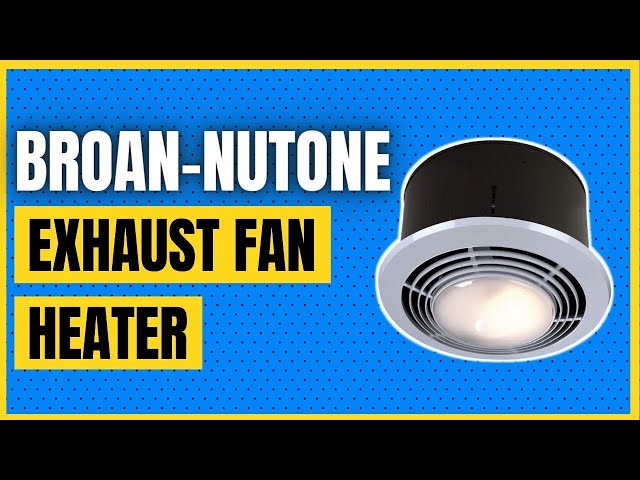 Broan-NuTone 9093WH Exhaust Fan, Heater, and Light Combo - YouTube