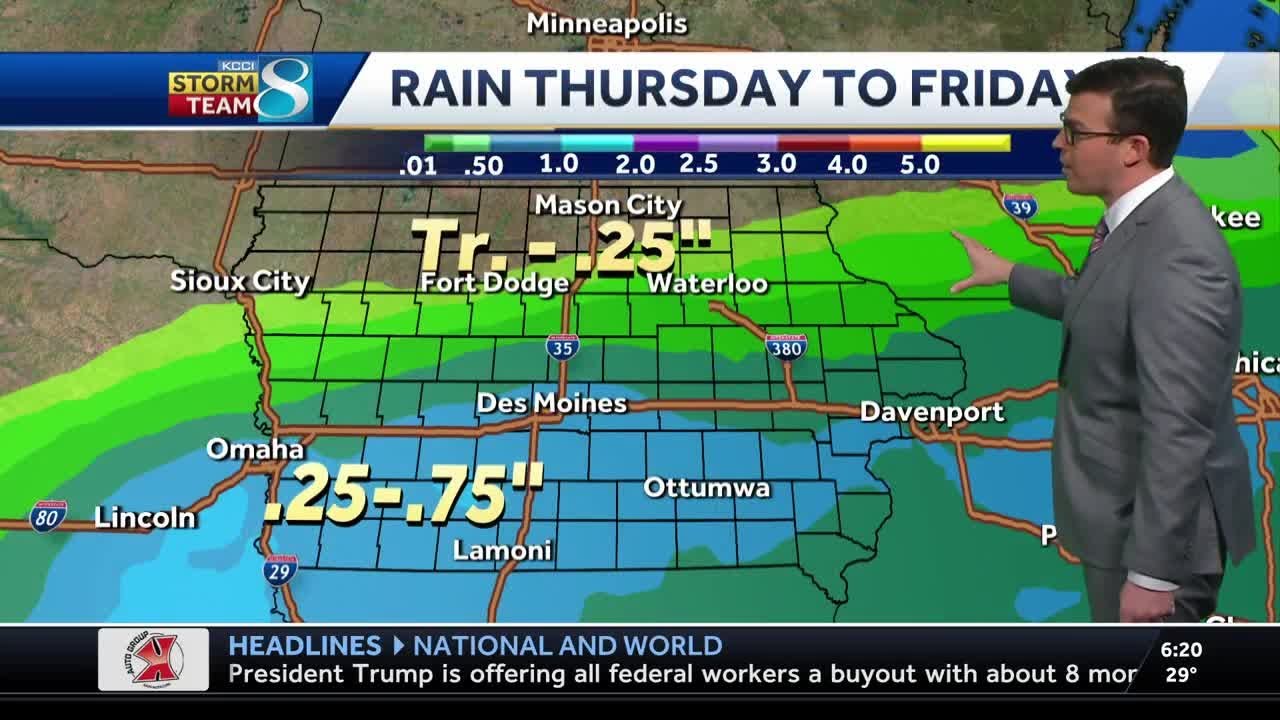 Sunshine today will lead to rain chances returning tomorrow - YouTube