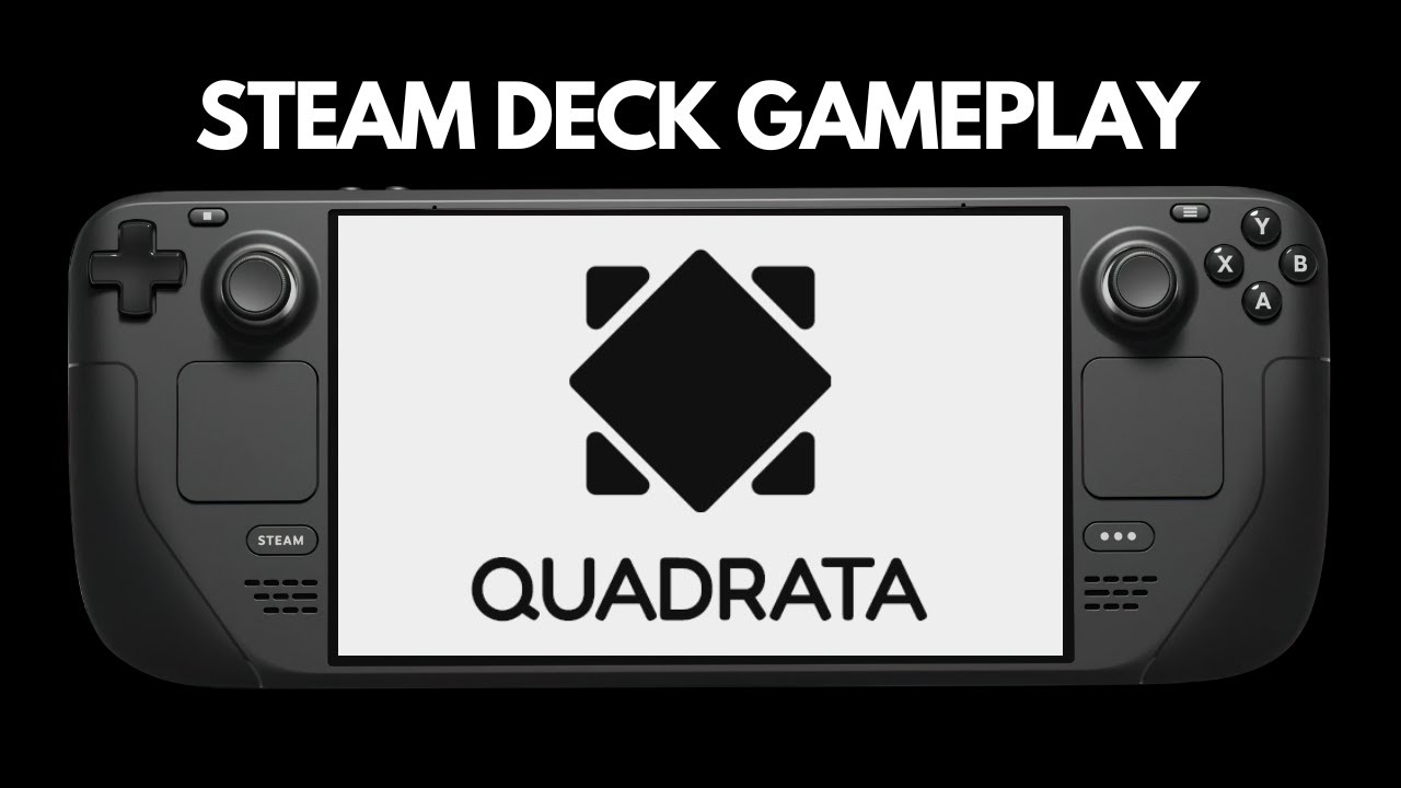 Quadrata | Steam Deck Gameplay | New minimalist puzzle game - YouTube